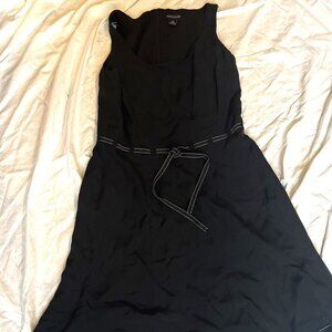 Ann Taylor Fit and Flare ribbon detail dress